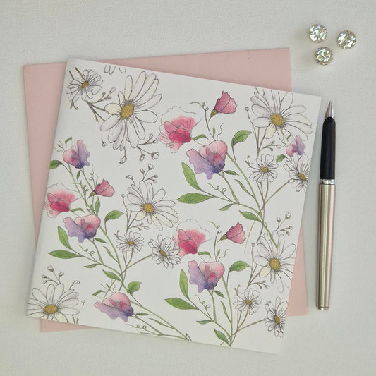 Sweet Pea Trail – Greeting Card